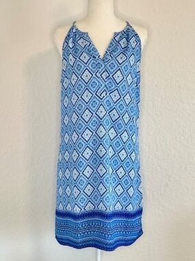 Skies Are Blue, Sleeveless Summer Beach Dress, Size S